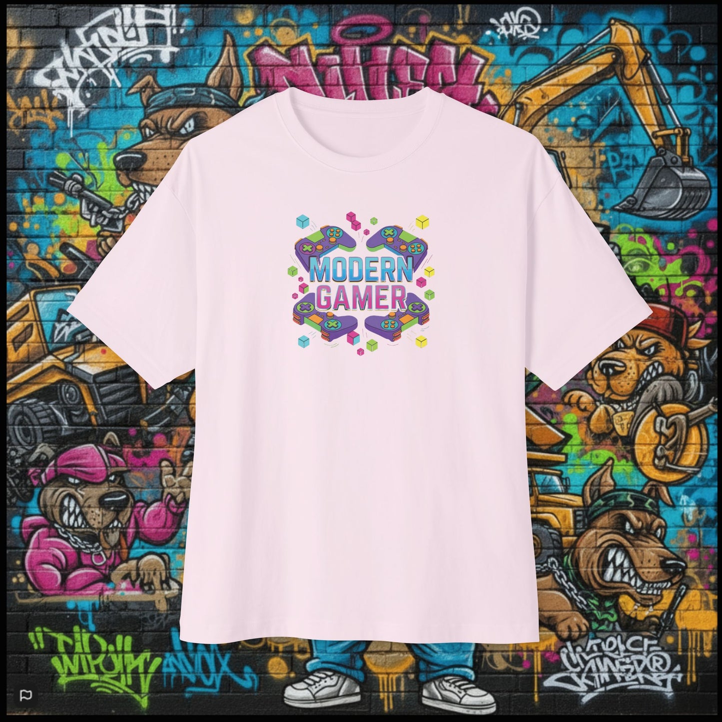 MODERN GAMER. Unisex Oversized Boxy Tee
