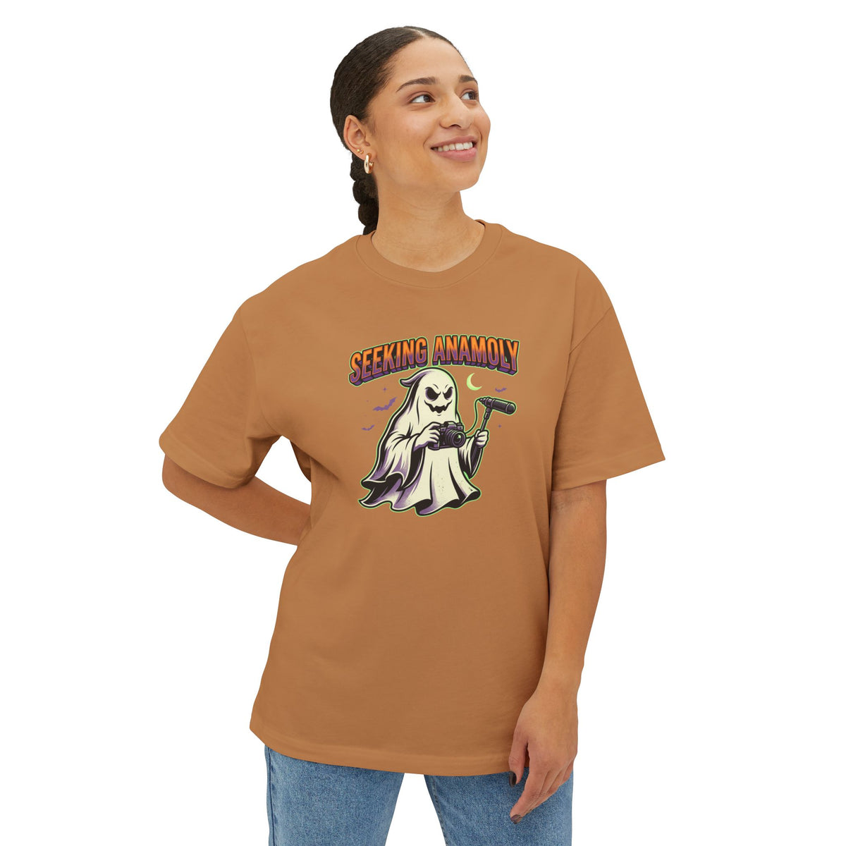 SEEKING ANAMOLY. Unisex Oversized Boxy Tee