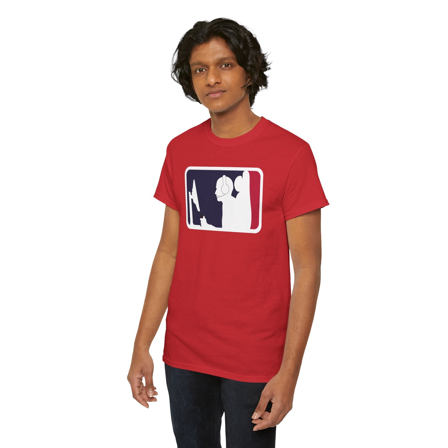 MAJOR LEAGUE GAMER (CONSOLE). Unisex Heavy Cotton Tee