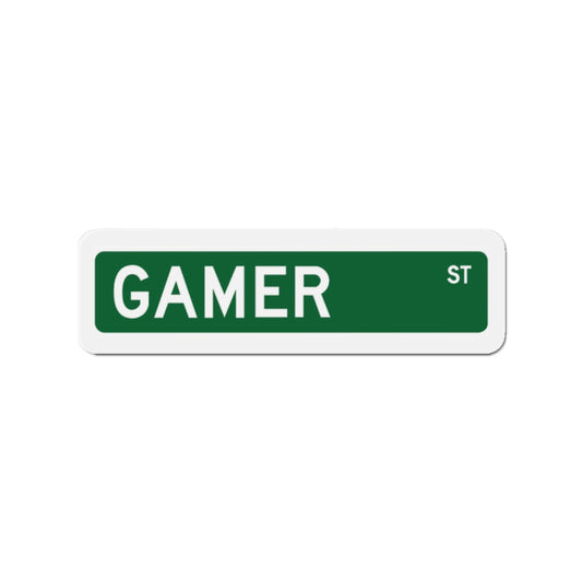GAMER STREET. Die-Cut Magnets