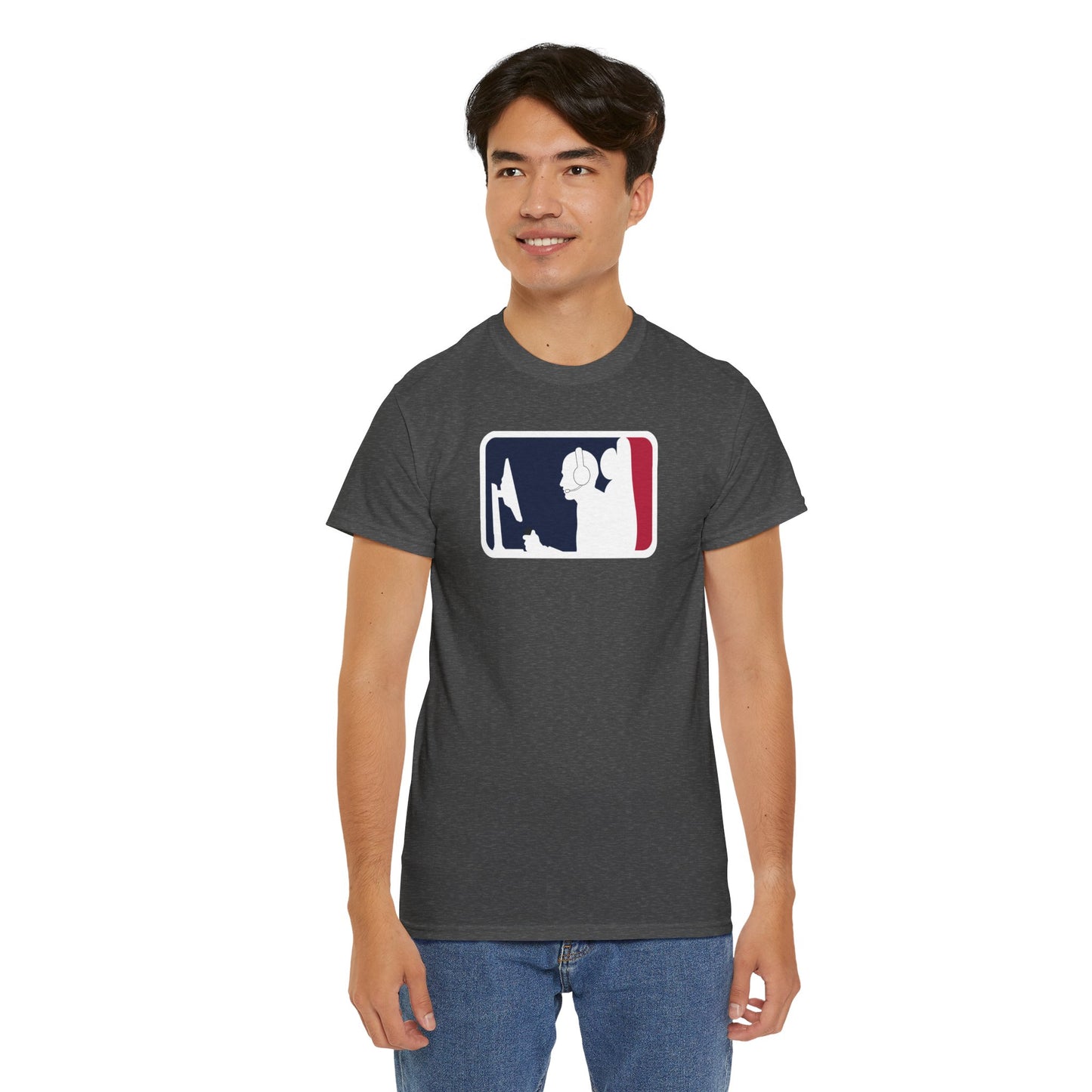 MAJOR LEAGUE GAMER (CONSOLE). Unisex Heavy Cotton Tee