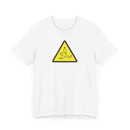 CAUTION BANANA. Unisex Jersey Short Sleeve Tee