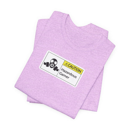 HAZARDOUS GAMER. Unisex Jersey Short Sleeve Tee