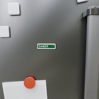 GAMER STREET. Die-Cut Magnets