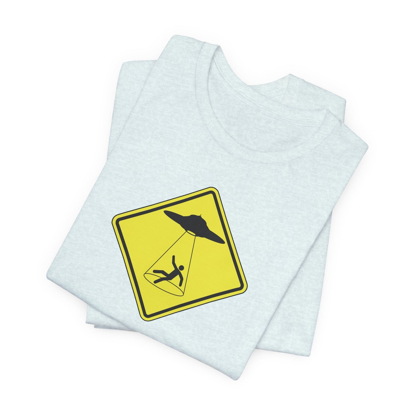 CAUTION UFO! Unisex Jersey Short Sleeve Tee