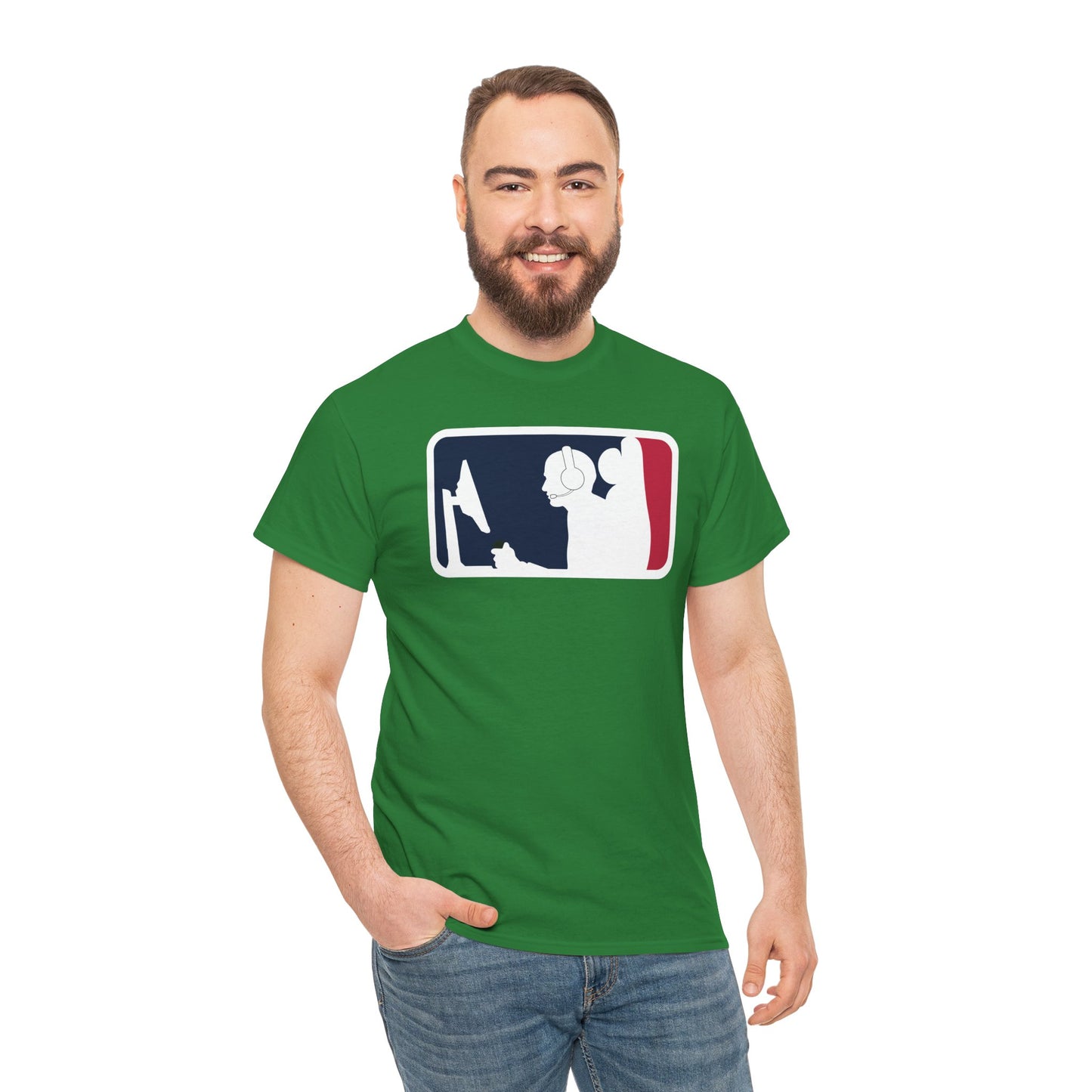 MAJOR LEAGUE GAMER (CONSOLE). Unisex Heavy Cotton Tee