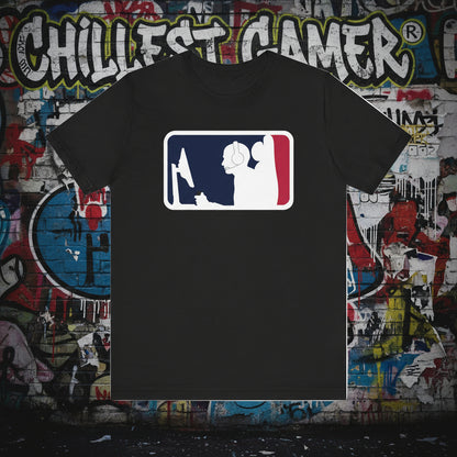 MAJOR LEAGUE GAMER (CONSOLE). Unisex Jersey Short Sleeve Tee