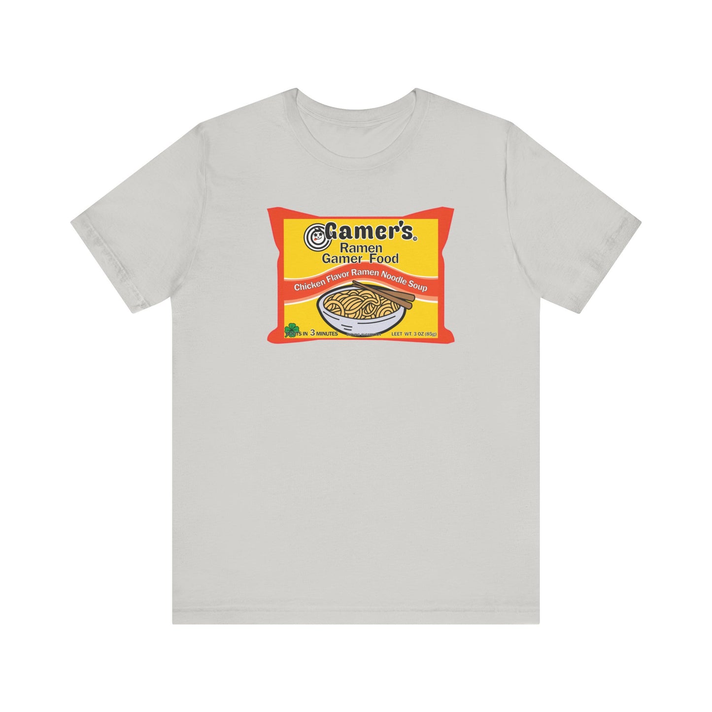 RAMEN GAMER FOOD. Unisex Jersey Short Sleeve Tee