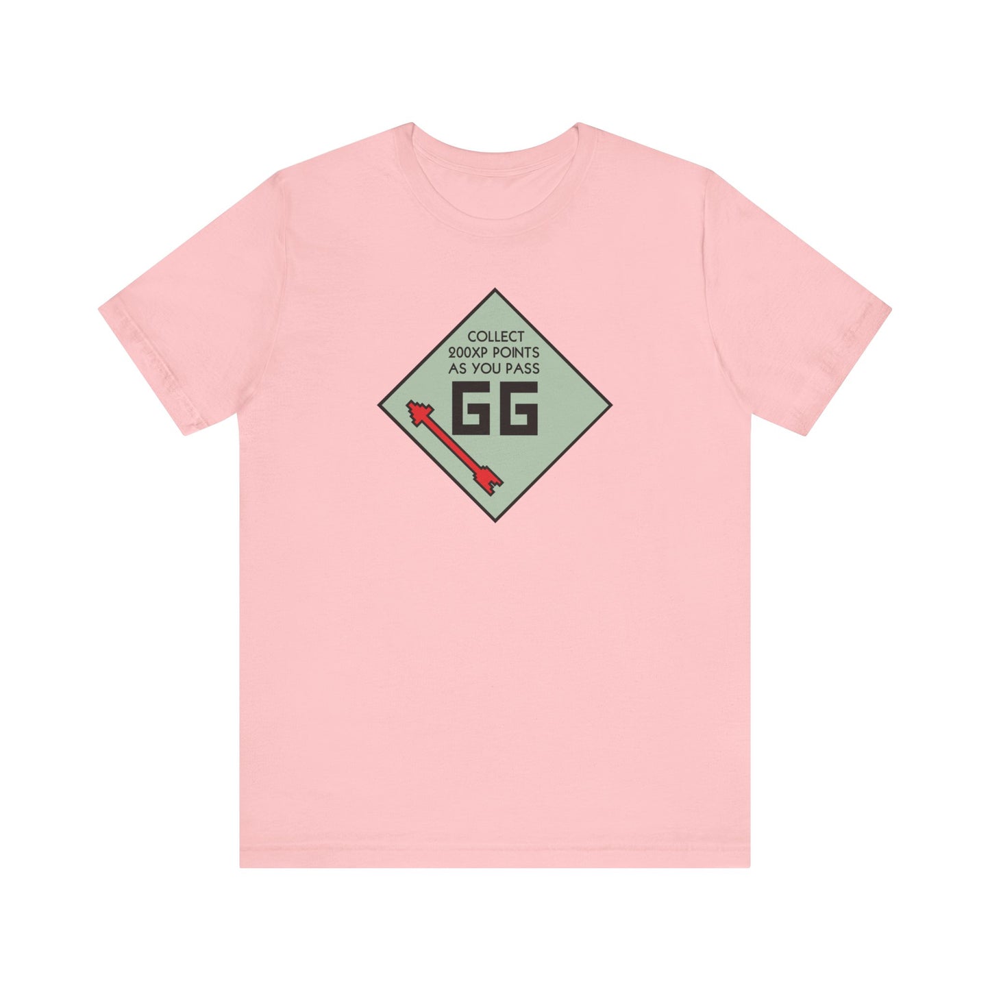 GG PASS GO COLLECT 200XP. Unisex Jersey Short Sleeve Tee