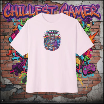 RATTY GAMER. Unisex Oversized Boxy Tee