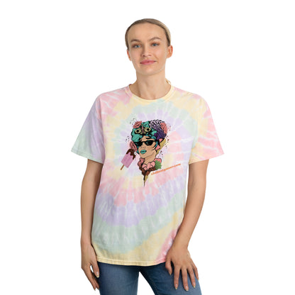 DEAL WITH IT. Tie-Dye Tee, Spiral