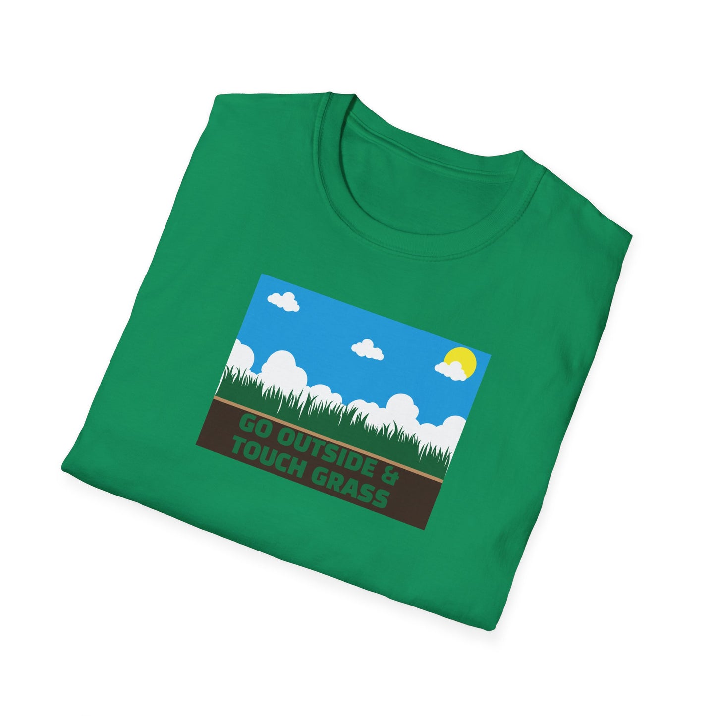 TOUCH GRASS. Unisex Softstyle T-Shirt