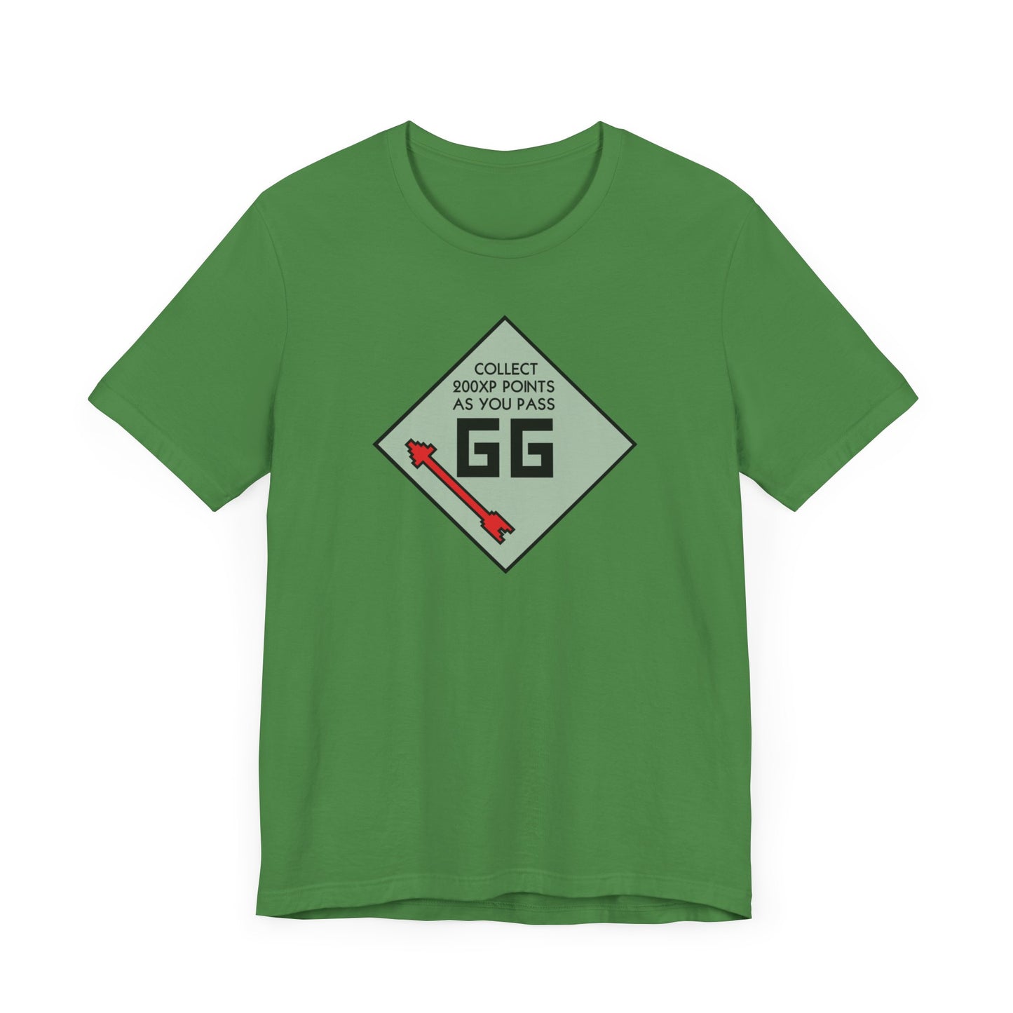 GG PASS GO COLLECT 200XP. Unisex Jersey Short Sleeve Tee