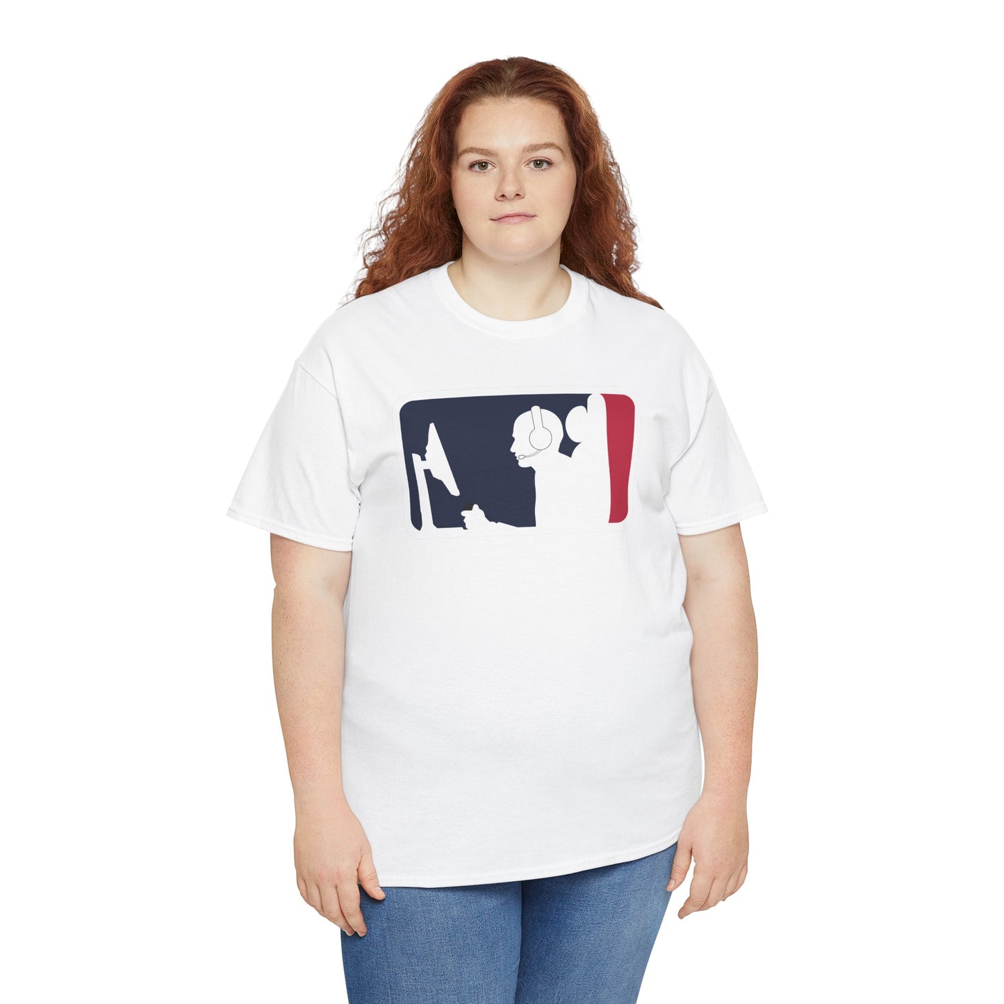 MAJOR LEAGUE GAMER (CONSOLE). Unisex Heavy Cotton Tee