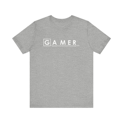 DR. GAMER IS IN THE HOUSE. Unisex Jersey Short Sleeve Tee