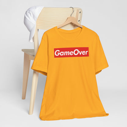 SUPER GAME OVER. Unisex Jersey Short Sleeve Tee