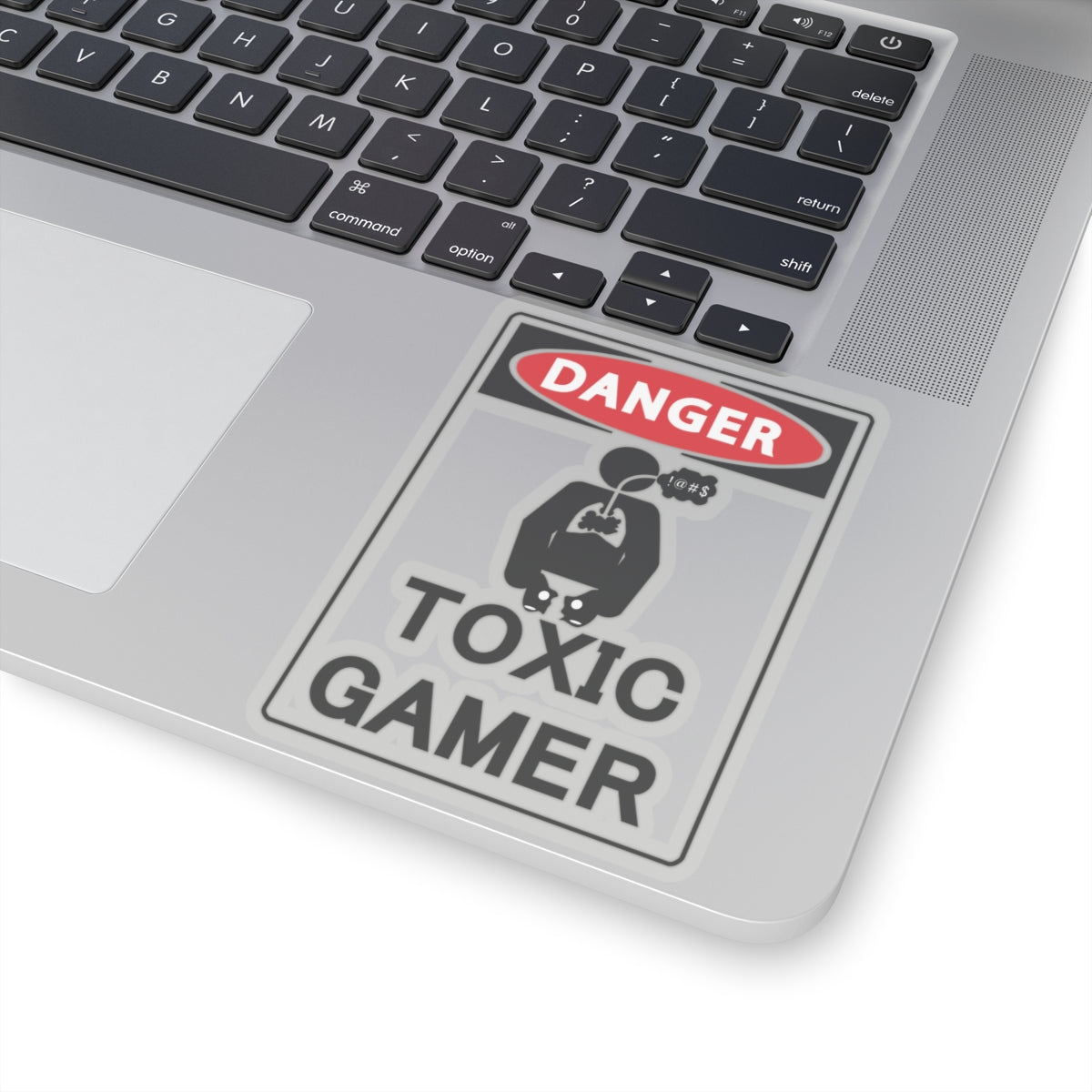 TOXIC GAMER !@#$. Kiss-Cut Stickers