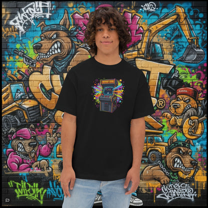 INSERT COIN. Unisex Oversized Boxy Tee