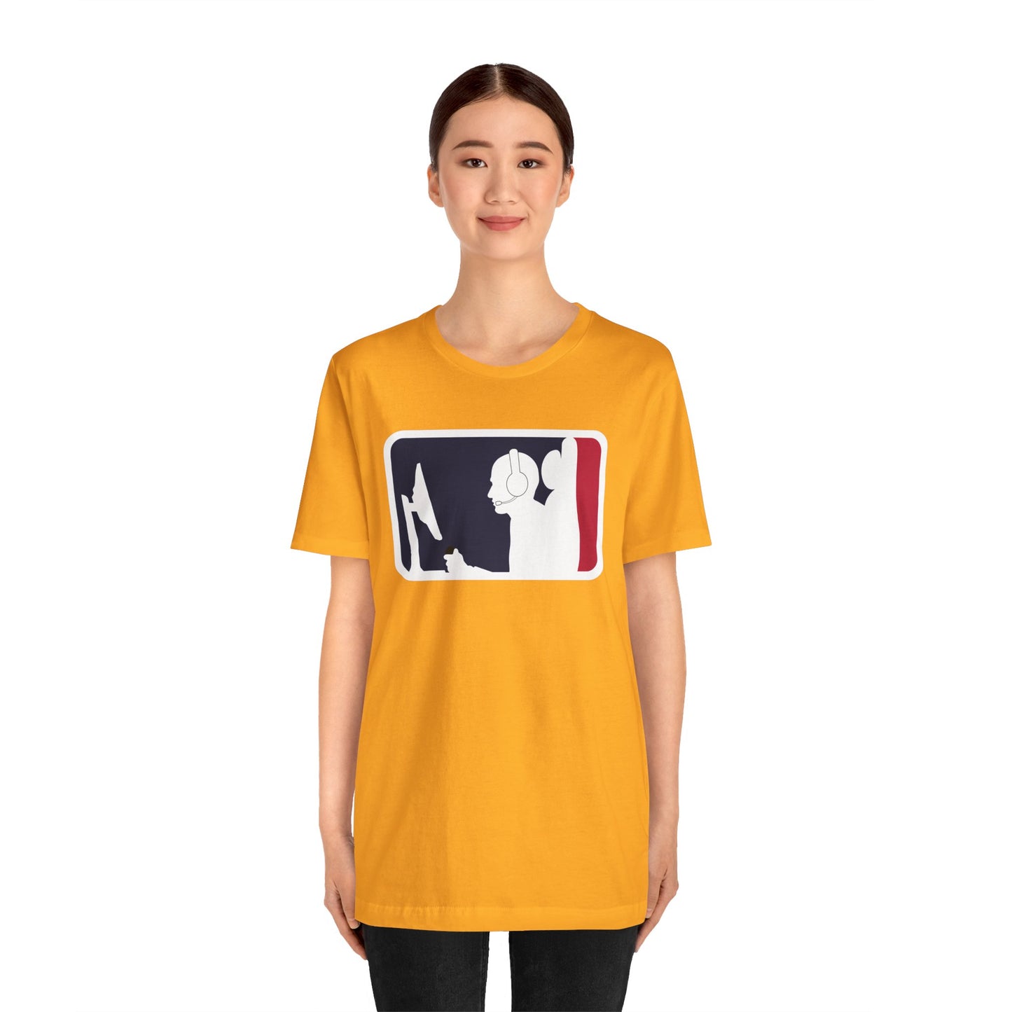 MAJOR LEAGUE GAMER (CONSOLE). Unisex Jersey Short Sleeve Tee