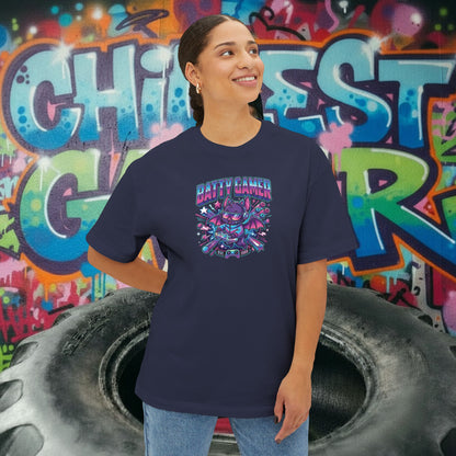 BATTY GAMER. Unisex Oversized Boxy Tee