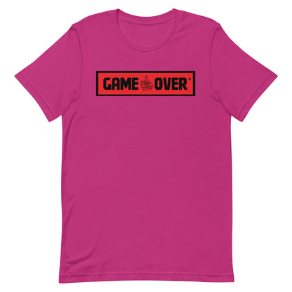 GAMER CRAFT GAME OVER. Unisex t-shirt