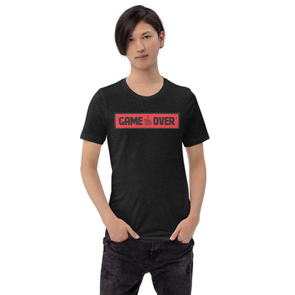 GAMER CRAFT GAME OVER. Unisex t-shirt