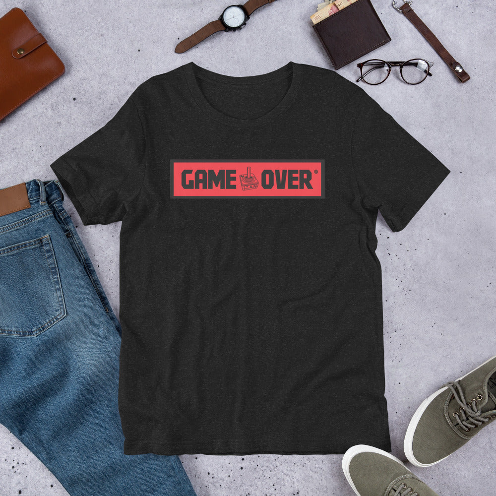 GAMER CRAFT GAME OVER. Unisex t-shirt