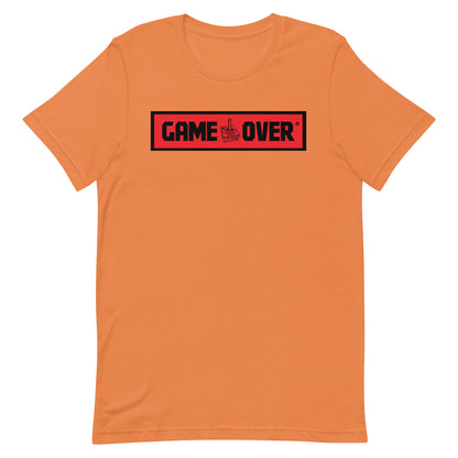 GAMER CRAFT GAME OVER. Unisex t-shirt