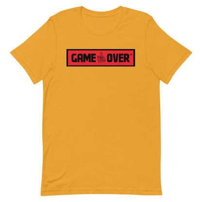 GAMER CRAFT GAME OVER. Unisex t-shirt