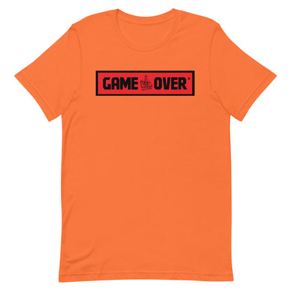 GAMER CRAFT GAME OVER. Unisex t-shirt