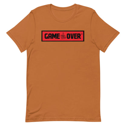 GAMER CRAFT GAME OVER. Unisex t-shirt